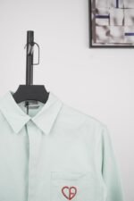 Dior Cd Little Heart Embroidered Long Sleeve Shirt - 图片 3