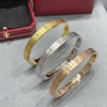 CARTIER LOVE bracelet classic model brushed - 图片 3