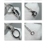 CARTIER LOVE bracelet on chain half-paved - 图片 3