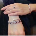 CARTIER LOVE bracelet classic model paved ceramic - 图片 6