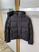 Fendi Double F Full Print Down Jacket Brown - 图片 3
