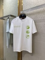 Gucci Ski Print Short Sleeve T-Shirt White - 图片 3