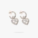 CHANEL CC Heart earrings