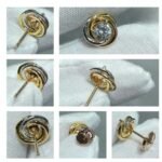 CARTIER Trinity stud earrings 2 diamonds - 图片 3