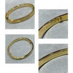CARTIER LOVE bracelet classic model brushed - 图片 3