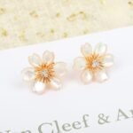 Van Cleef and Arpels Rose de No?l earrings mini model - 图片 2