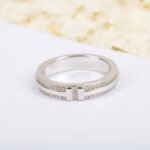 Tiffany and Co TIFFANY T Narrow Pav?? Diamond Ring - 图片 2