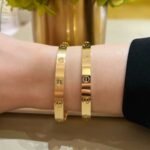 CARTIER LOVE bracelet classic model brushed - 图片 6
