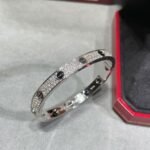 CARTIER LOVE bracelet classic model paved ceramic - 图片 2