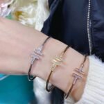 Tiffany and Co TIFFANY T Diamond Wire Bracelet - 图片 5