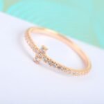 Tiffany and Co TIFFANY T Diamond Wire Band Ring - 图片 4