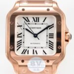 CARTIER Santos de Cartier watch Medium model 41.9 mm x 35.1 mm - 图片 4