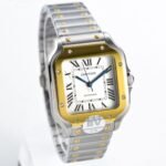 CARTIER Santos de Cartier watch Medium model 41.9 mm x 35.1 mm - 图片 9