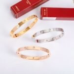 CARTIER LOVE bracelet classic model10 diamonds - 图片 6