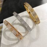 CARTIER LOVE bracelet classic model paved - 图片 6