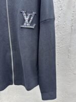lv plaid collar appliques knit jacket - 图片 5