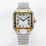 CARTIER Santos de Cartier watch Medium model 41.9 mm x 35.1 mm - 图片 3