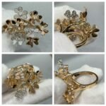 Van Cleef and Arpels Frivole ring 8 flowers - 图片 3