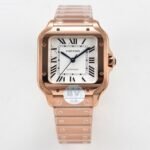 CARTIER Santos de Cartier watch Medium model 41.9 mm x 35.1 mm - 图片 3