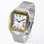 CARTIER Santos de Cartier watch Medium model 41.9 mm x 35.1 mm - 图片 8