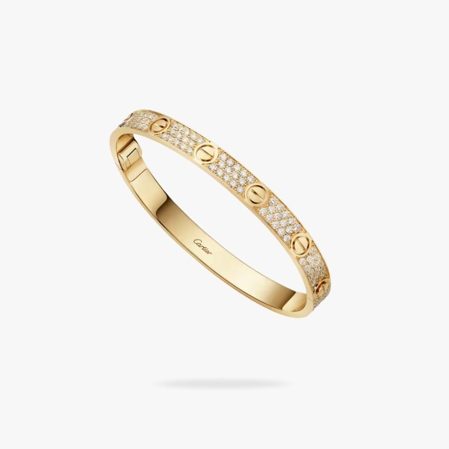 CEL-B-CAR-044.jpg CARTIER LOVE bracelet classic model paved - 图片 1