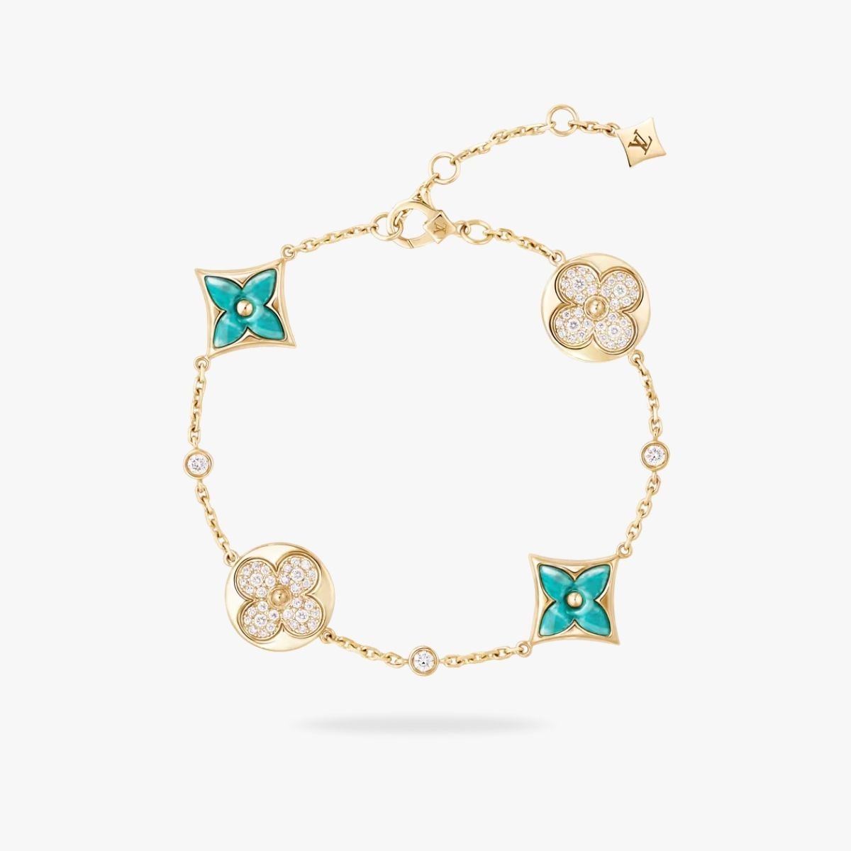 CEL-B-LV-040.jpg LOUIS VUITTON Color Blossom BB Star and Sun Multi-Motif Bracelet - 图片 1