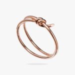 Tiffany and Co TIFFANY Knot Double Row Hinged Bangle