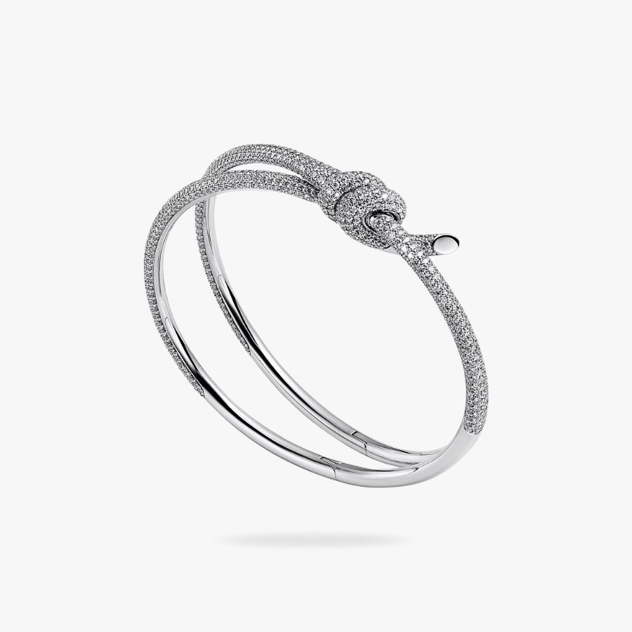CEL-B-TIF-077.jpg Tiffany and Co TIFFANY Knot Double Row Bracelet - 图片 1