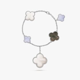 Van Cleef and Arpels Magic Alhambra bracelet 5 motifs