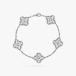 Van Cleef and Arpels Vintage Alhambra bracelet 5 motifs