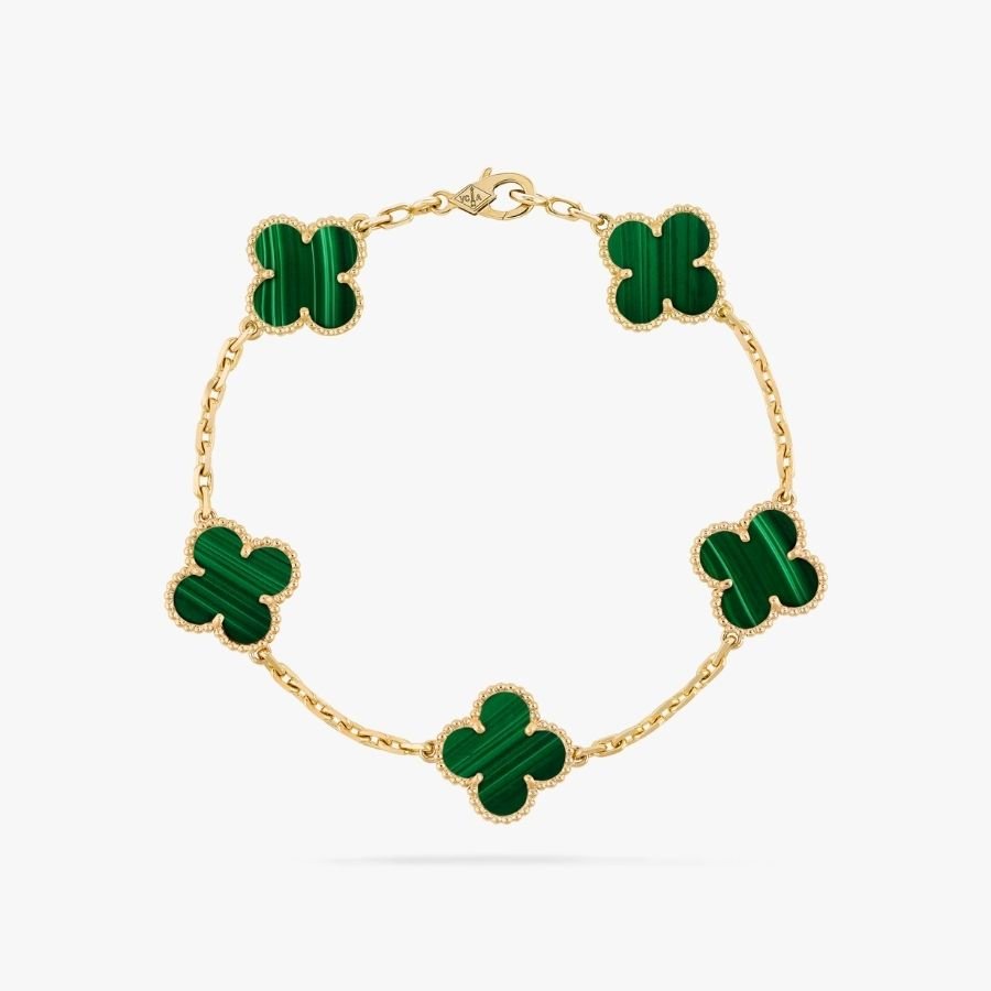 CEL-B-VCA-016.jpg Van Cleef and Arpels Vintage Alhambra bracelet 5 motifs - 图片 1