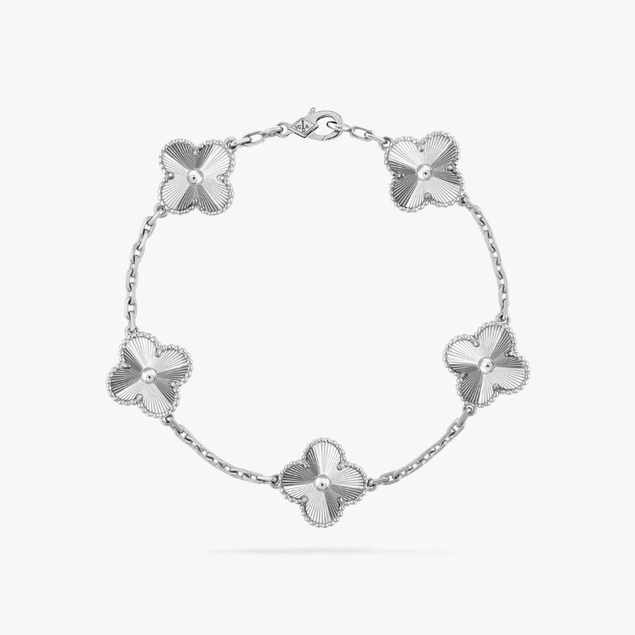CEL-B-VCA-026.jpg Van Cleef and Arpels Vintage Alhambra bracelet 5 motifs - 图片 1