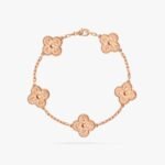 Van Cleef and Arpels Vintage Alhambra bracelet 5 motifs