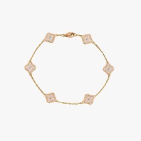 Van Cleef and Arpels Sweet Alhambra bracelet 6 motifs