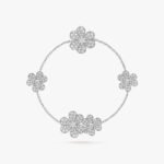 Van Cleef and Arpels Frivole bracelet 5 flowers