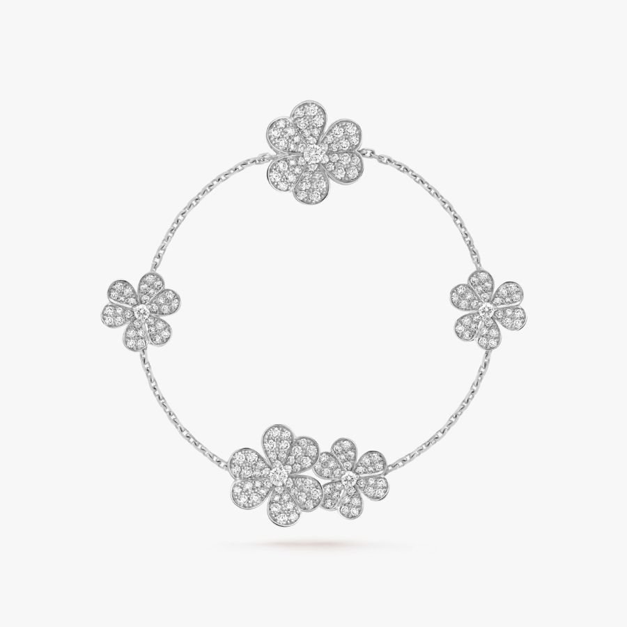 CEL-B-VCA-046.jpg Van Cleef and Arpels Frivole bracelet 5 flowers - 图片 1