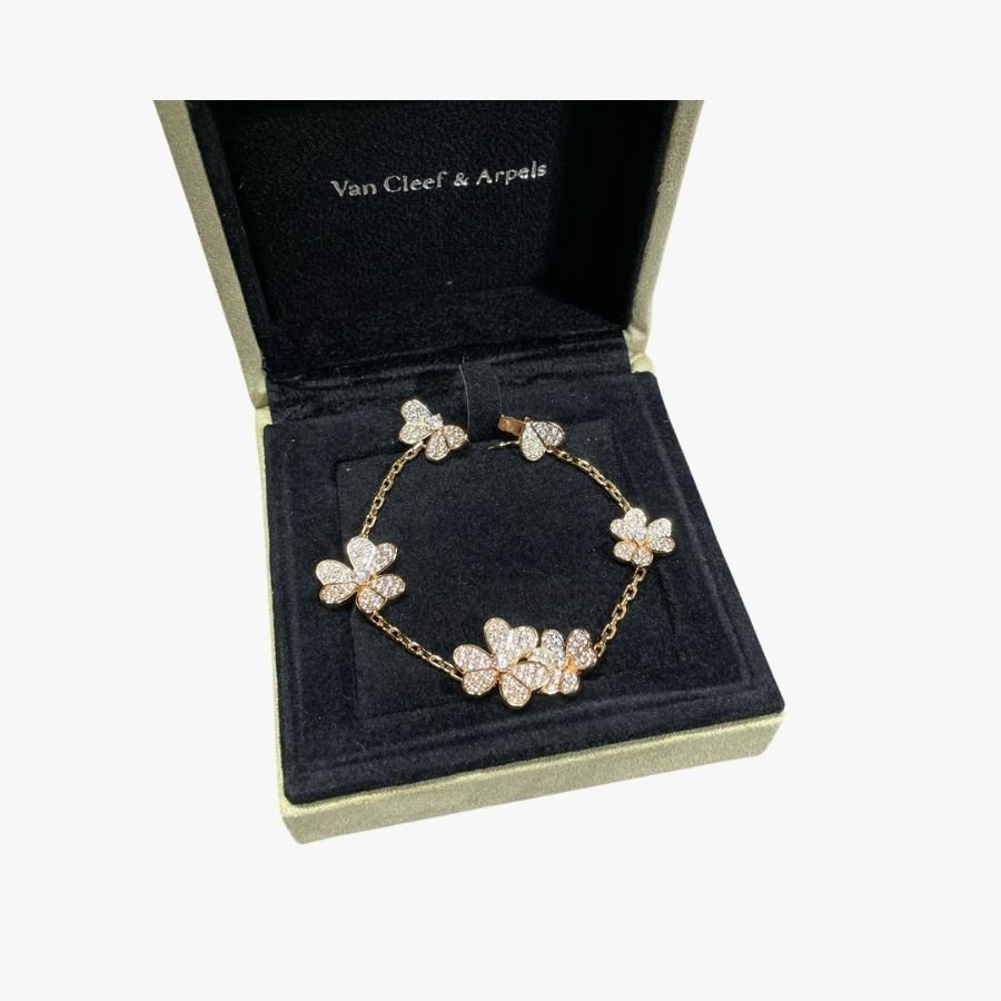 CEL-B-VCA-047.jpg Van Cleef and Arpels Frivole bracelet 5 flowers - 图片 1