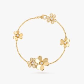 Van Cleef and Arpels Frivole bracelet 5 flowers