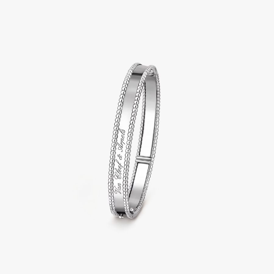 CEL-B-VCA-058.jpg Van Cleef and Arpels Perl??e signature bracelet medium model - 图片 1