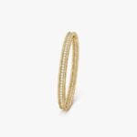 Van Cleef and Arpels Perl??e diamonds bracelet 1 row medium model