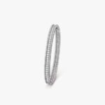 Van Cleef and Arpels Perl??e diamonds bracelet 1 row medium model