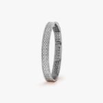 Van Cleef and Arpels Perl??e diamonds bracelet 3 rows medium model