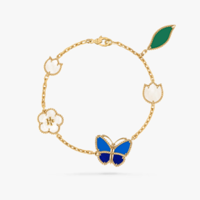Van Cleef and Arpels Lucky Spring Butterfly bracelet 5 motifs