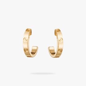 CARTIER LOVE hoop earrings small model