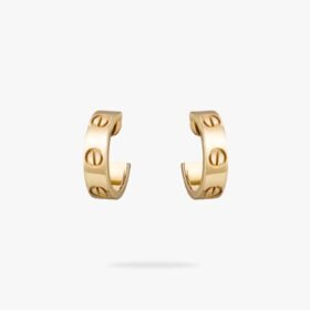 CARTIER LOVE hoop earrings classic model