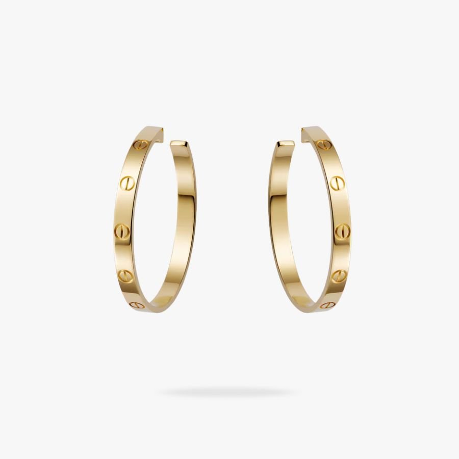CEL-E-CAR-012.jpg CARTIER LOVE hoop earrings large model - 图片 1