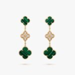 Van Cleef and Arpels Magic Alhambra earrings 3 motifs