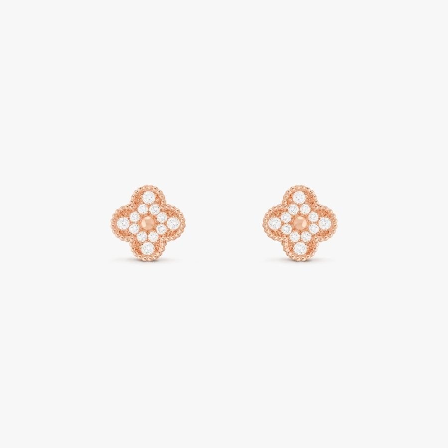 CEL-E-VCA-032.jpg Van Cleef and Arpels Vintage Alhambra earrings - 图片 1