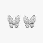 Van Cleef and Arpels Two Butterfly earrings