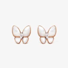 Van Cleef and Arpels Two Butterfly earrings